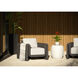 Tibi Grey / Louis Cream Outdoor Lounge Chair